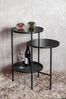 HAKU Möbel Beistelltisch, Metall, schwarz, B 56 x T 39 x H 71 cm Bild 5