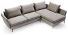Ecksofa DEMISBAL mit Schlaffunktion, Bettkasten, Hellgrau, linksseitig Bild 3