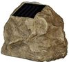 Solar-Stein ,Rocky', Steinleuchte mit LED Spot, Dämmerungssensor, Kunststein, beige, kaltweiß, B 14cm Bild 3