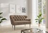 CAVADORE Küchensofa Amba Sofas, Holzwerkstoff, Mikrofaser Chocco, 2-Sitzer Bild 2