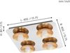 Eglo 97524 LED Deckenleuchte TORANO chrom, gold weiß L:40cm B:40cm H:8cm Bild 2
