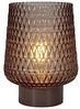 Pauleen LED Tischleuchte Sparkling Glamour mobile Grau Glas/Metall, Leuchtmittel wechselbar, Warmweiß, E27, Timer Batterie Bild 5