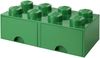 Lego 'Storage Brick 8' Aufbewahrungsbox grün mit 2 Schubladen Bild 4