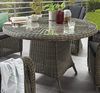 Destiny Garten-Essgruppe MALAGA LUNA, (13-tlg, 4x Sessel, 1x Tisch, inkl. Auflagen), Aluminium, Polyrattan Bild 5