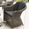 Destiny Garten-Essgruppe MALAGA LUNA, (13-tlg, 4x Sessel, 1x Tisch, inkl. Auflagen), Aluminium, Polyrattan Bild 2