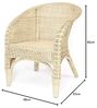 Rattansessel "Luxus" handgefertigt, Rattanstuhl mit hoher Rücksenlehne, Loungesessel, Korbsessel Bild 3