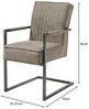 Armlehnstuhl >Linda< (2er-Set) in taupe/anthrazit - 51,5x92x70 (BxHxT) Bild 3