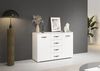 rauch Aditio Box, Kommode, 2-türig, 4 Schubladen, mit Softclose-Funktion, Farbe Weiß, BxHxT 120x81x42cm Bild 2