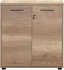 Stylish Oak Bookshelf, 76 x 75 x 34 cm | 100% Melamine Coated Particle Board, 16 mm Thick | Perfect for Home Office & Living Room Storage Bild 2