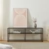 Fernsehtisch Solund 120x30x46cm Schwarz [en. casa] Bild 2