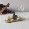 HOME DECO FACTORY, KA0349, Bamboo Apero Board with Drawer for Cheese Knives, Practical and Elegant Kitchen Utensil, Ideal for Appetizers, 40x30 cm, Brown Bild 4