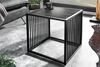 riess-ambiente Beistelltisch ARCHITECTURE 40cm graphit / schwarz (Einzelartikel, 1-St), Wohnzimmer · Marmor-Optik · Metall · Industrial Design Bild 3