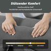 HOMCOM Schlafsofa 2.5-Sitzer-Schlafsofa aus Schaumstoff, Verstellbare Couch 1 Teile, 2 Kissen, 360 kg Belastbarkeit, Grau Bild 5