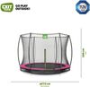 Exit Bodentrampolin Silhouette | Lime | Ø 244 cm Bild 3