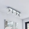 Lindby Deckenstrahler Zela, Metall, Chrom IP44, 4 x 8 W LED Bild 4