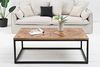 riess-ambiente Couchtisch INFINITY HOME 100cm natur, Wohnzimmer · Massivholz · eckig · Industrial · Metall Bild 4
