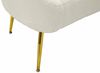 Dmora 2-Sitzer Sofa Javari 137 x 69 x 79 cm Weiß, inkl. Kissen Bild 4