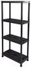 ONDIS24 Steckregal Regal, Lagerregal, 60 x 30 x 138 (H) cm, 12 Zoll, 4-tlg, Kunststoff, anthrazit, bis maximal 125 kg belastbar Bild 3