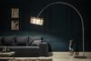riess-ambiente Bogenlampe EXTENSO 230cm schwarz, ohne Leuchtmittel, Wohnzimmer · Metall · verstellbar · Modern Design Bild 2