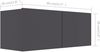 vidaXL TV Schrank mit 2 Klapptüren TV Möbel Hängeboard Lowboard Fernsehschrank Fernsehtisch Sideboard HiFi Grau 80 x 30 x 30 cm Spanplatte Bild 3