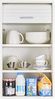 SIMMOB Küchenschrank Schrank Oberschrank Hängeschrank mit Rollladentür B 40 cm Weiß Bild 4