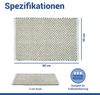 WENKO COVELO Badteppich 50 x 80 cm, Weiß/Beige Bild 3