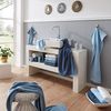 Micro Touch Handtuch 50x100cm grau 550g/m² 100% Baumwolle Bild 4