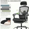 DUMOS Bürostuhl Ergonomisch EIN Schreibtischstuhl mit Komfortarmlehnen Ausgestattet mit Einer Bequemen Lendenwirbelstütze und Fußstütze Office Chair Geeignet für Zuhause Bild 4