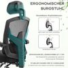 DUMOS Bürostuhl Ergonomisch EIN Schreibtischstuhl mit Komfortarmlehnen Ausgestattet mit Einer Bequemen Lendenwirbelstütze und Fußstütze Office Chair Geeignet für Zuhause Bild 5