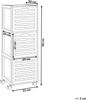 Badezimmerschrank SHAWNEE 32 cm 30 cm 90 cm Heller Holzfarbton Bild 3
