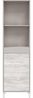 Standregal >VANYA< in Kaschmir / Velho Weiß - 49x174x28 (BxHxT) Bild 4