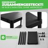 ONDIS24 Steckregal 4x Kunststoffregal, 60 x 30 x 135 (H) cm, 4 Böden, Schwerlastregal, bis zu 80 kg, Regal, Lagerregal - 4er Pack Bild 3