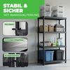 ONDIS24 Steckregal 4x Kunststoffregal, 60 x 30 x 135 (H) cm, 4 Böden, Schwerlastregal, bis zu 80 kg, Regal, Lagerregal - 4er Pack Bild 5