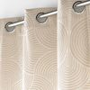 U10 Gardine mit Ösen EVA, Beige, 135x260 cm Bild 2