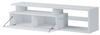 Dmora - Fernsehschrank Baltico, Ständer für Wohnzimmerfernseher, Niedriges Wohnzimmer-Sideboard, TV-Ständerbasis, 160x38h41 cm, Weiß und Glänzendes Weiß Bild 5