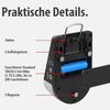 Brennenstuhl Akku Solar LED Outdoor Lampe KL 300 AS (250lm, Wandleuchte mit Bewegungsmelder, IP54, 3 Leuchtstufen, max. 20h Leuchtdauer, Adapter für Kederschiene an z.B. einem Wohnwagen) Bild 5