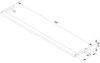 FACKELMANN VIORA LED Aufsatzleuchte 56 cm breit, Chrom Bild 2