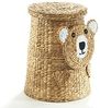 Kobolo Wäschekorb Aufbewahrung Korb BEAR - Wasserhyazinthe - natur Bild 2