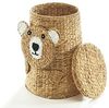 Kobolo Wäschekorb Aufbewahrung Korb BEAR - Wasserhyazinthe - natur Bild 3