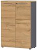 Büromöbel Aktenschrank Set home office abschließbar AURAY-01 in Graphit mit Grandson-Eiche, BxHxT: ca. 240 x 120 x 40 cm Bild 4
