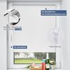 Sanfree Thermorollo Klemmfix ohne Bohren, Verdunkelungsrollo für Fenster Sichtschutz, Rollo Sonnenschutz Klemmrollo Fensterrollo Innen Blickdicht Silberbeschichtung,Weiß 100x150 cm (BxH) Bild 5