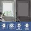 Sanfree Thermorollo Klemmfix ohne Bohren, Verdunkelungsrollo für Fenster Sichtschutz, Rollo Sonnenschutz Klemmrollo Fensterrollo Innen Blickdicht Silberbeschichtung,Weiß 100x150 cm (BxH) Bild 4