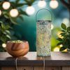 Marrakesch Orient & Mediterran Interior LED Solarleuchte 2er Set Vintage Solarlaterne Solar Laterne Windlicht Outdoor Grün, LED fest integriert, Handarbeit Bild 4