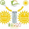 Marrakesch Orient & Mediterran Interior LED Solarleuchte 2er Set Vintage Solarlaterne Solar Laterne Windlicht Outdoor Grün, LED fest integriert, Handarbeit Bild 5