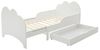 Vente-unique - TEONIA Bett Holz, Platte Weiß - B 99,5 cm x H 80 cm x L 205 cm Bild 5