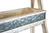 Kobolo Blumenständer Blumenbank aus Holz mit 3 Böden altweiss Bild 4