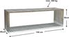DanDiBo Gartenbank Edelstahl Metall Wetterfest Massiv 150 cm Sitzbank Bank Garten 96429 Parkbank Lamellenbank Bild 3