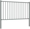 vidaXL Zaunelement Woerden mit Pfosten Stahl 1,7 x 1 m Anthrazit 145213 Bild 4