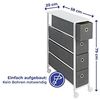 Maximex Ablageelement Nischenwagen, mit 4 Schubladen Bild 2