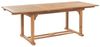 Gartentisch Set mit Kissen JAVA Akazienholz 160 220x90x74 cm Taupe Bild 5